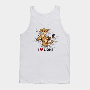 I love lions Tank Top